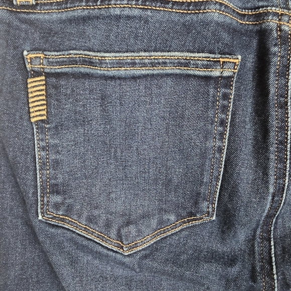 PAIGE Women's Midnight Blue Verdugo Ankle Jeans Raw Hem Size 30 - Picture 11 of 14
